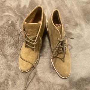 Coach leather booties